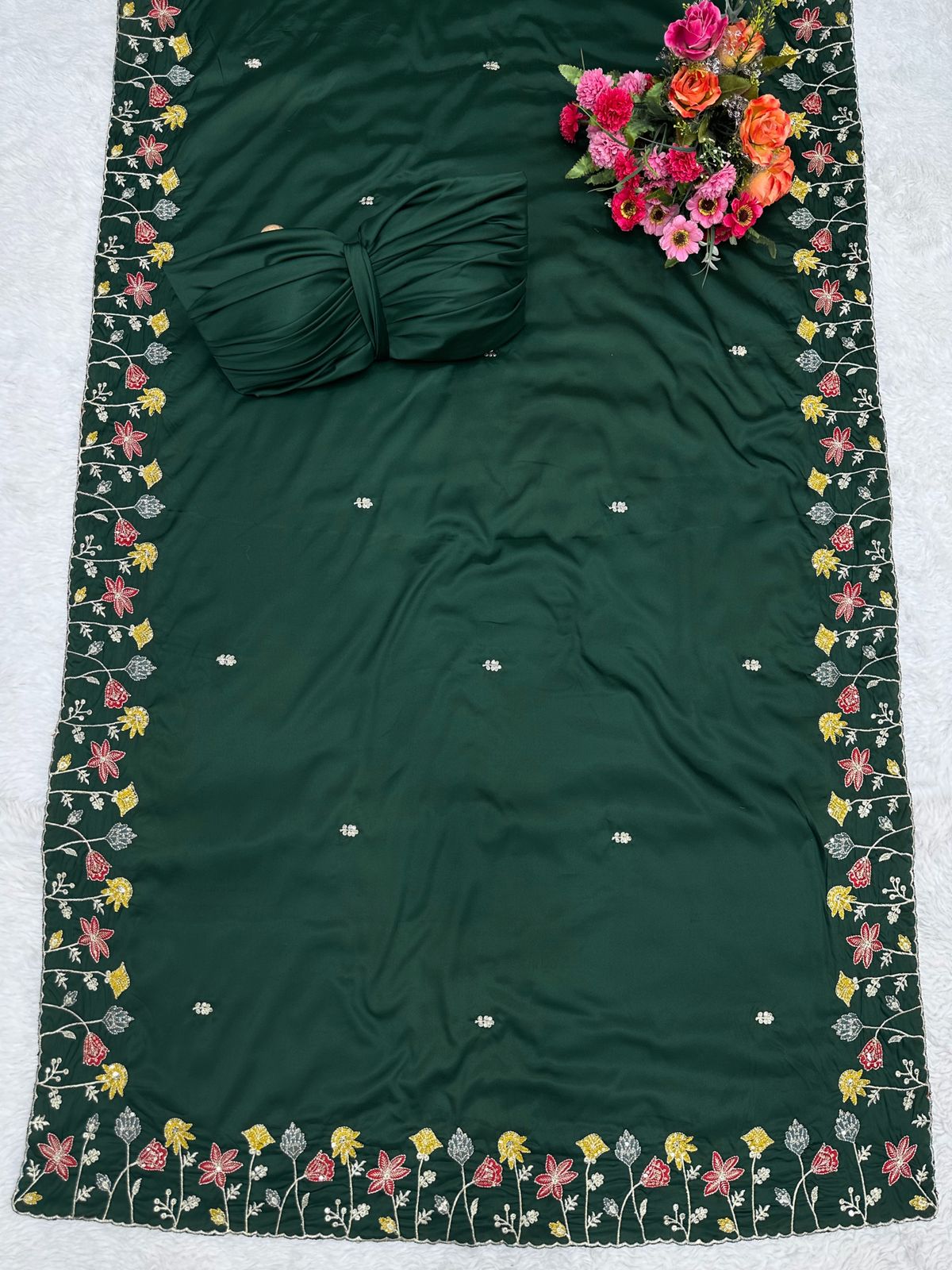 Beautiful Designer Silk febric Saree