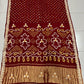 New  Hand Block Ajrakh And Original  Bandhani Saree