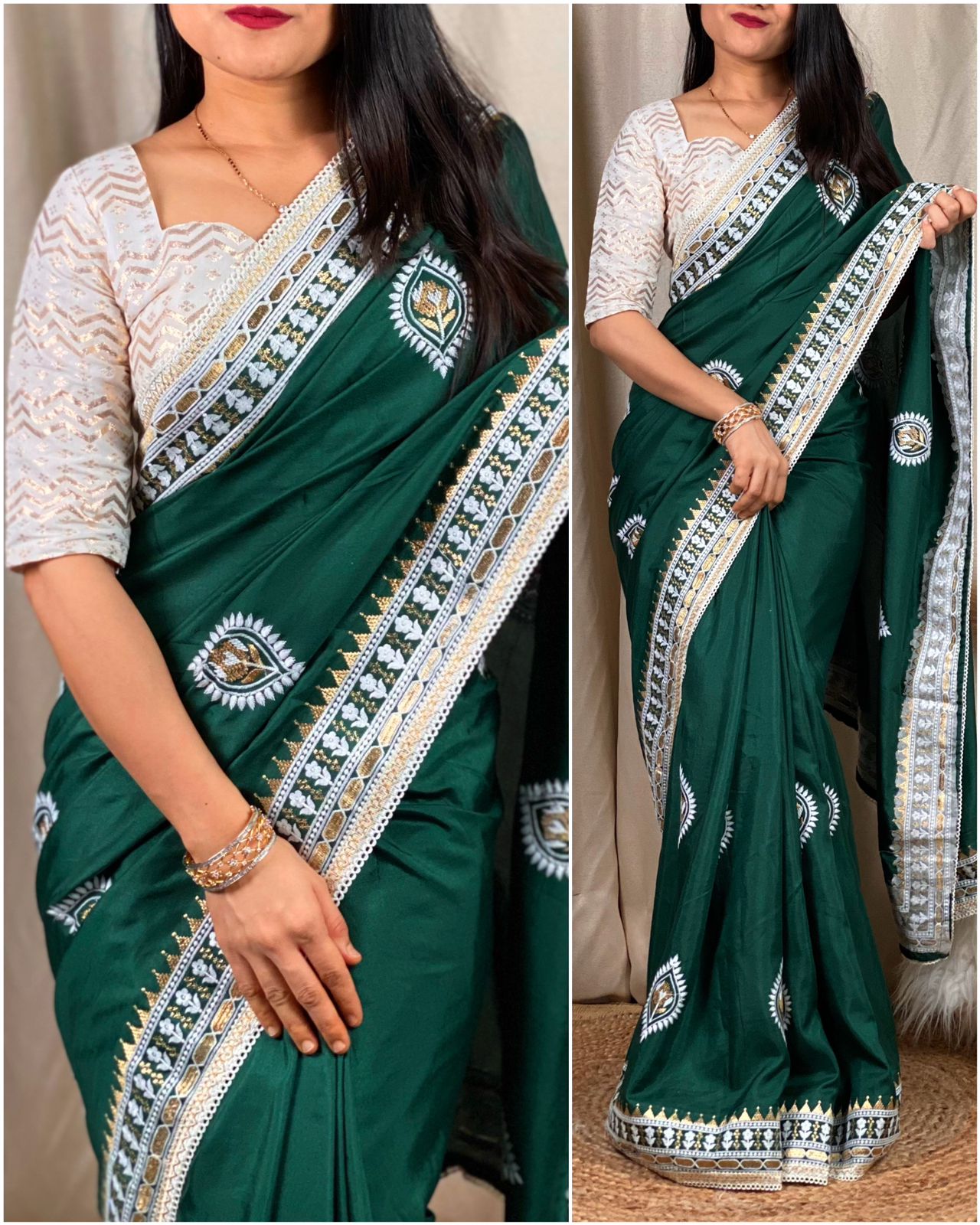 New Georgette Designer Saree