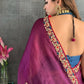 Heavy Kasturi Silk Georget Saree