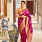 Self Design, Embellished, Woven Banarasi Silk Blend, Jacquard Saree