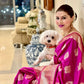 Self Design, Embellished, Woven Banarasi Silk Blend, Jacquard Saree