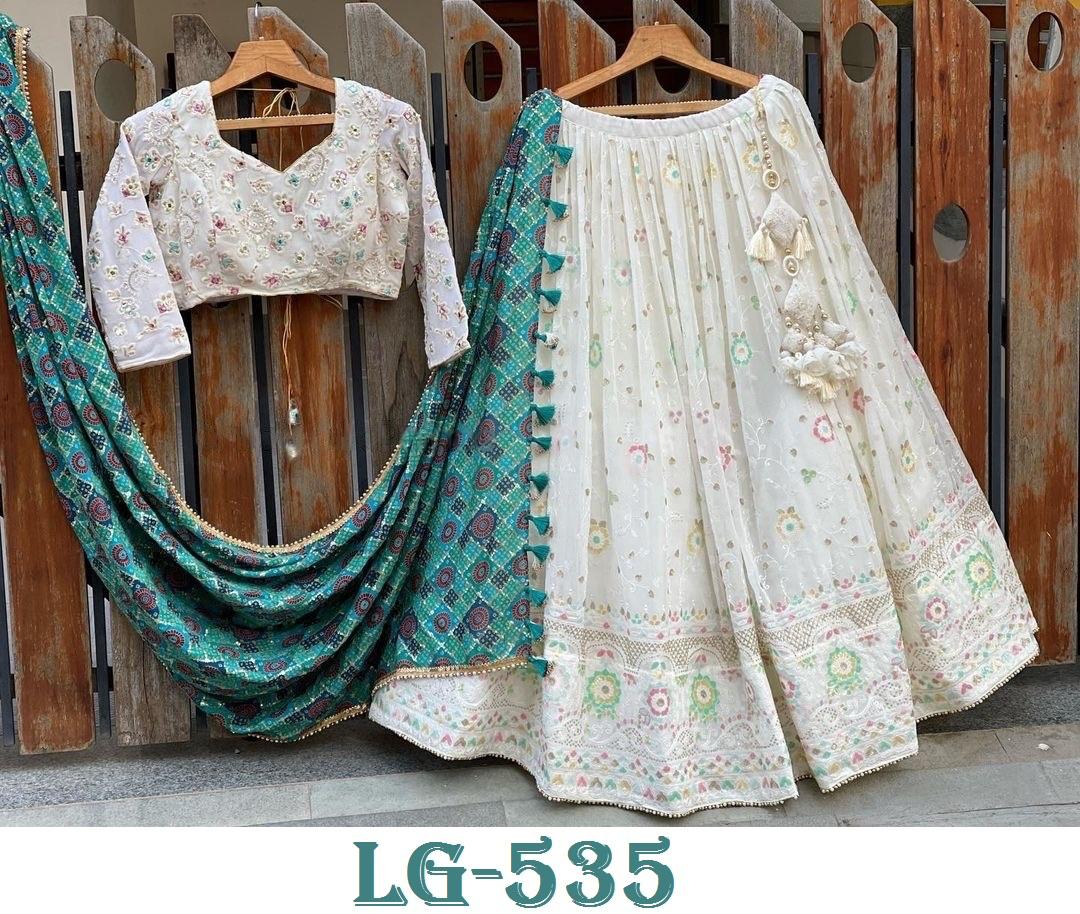 AMOHA FANCY SEQUENCE WORK LEHENGA CHOLI C1914 Stunning catalog Rehmat  Boutique