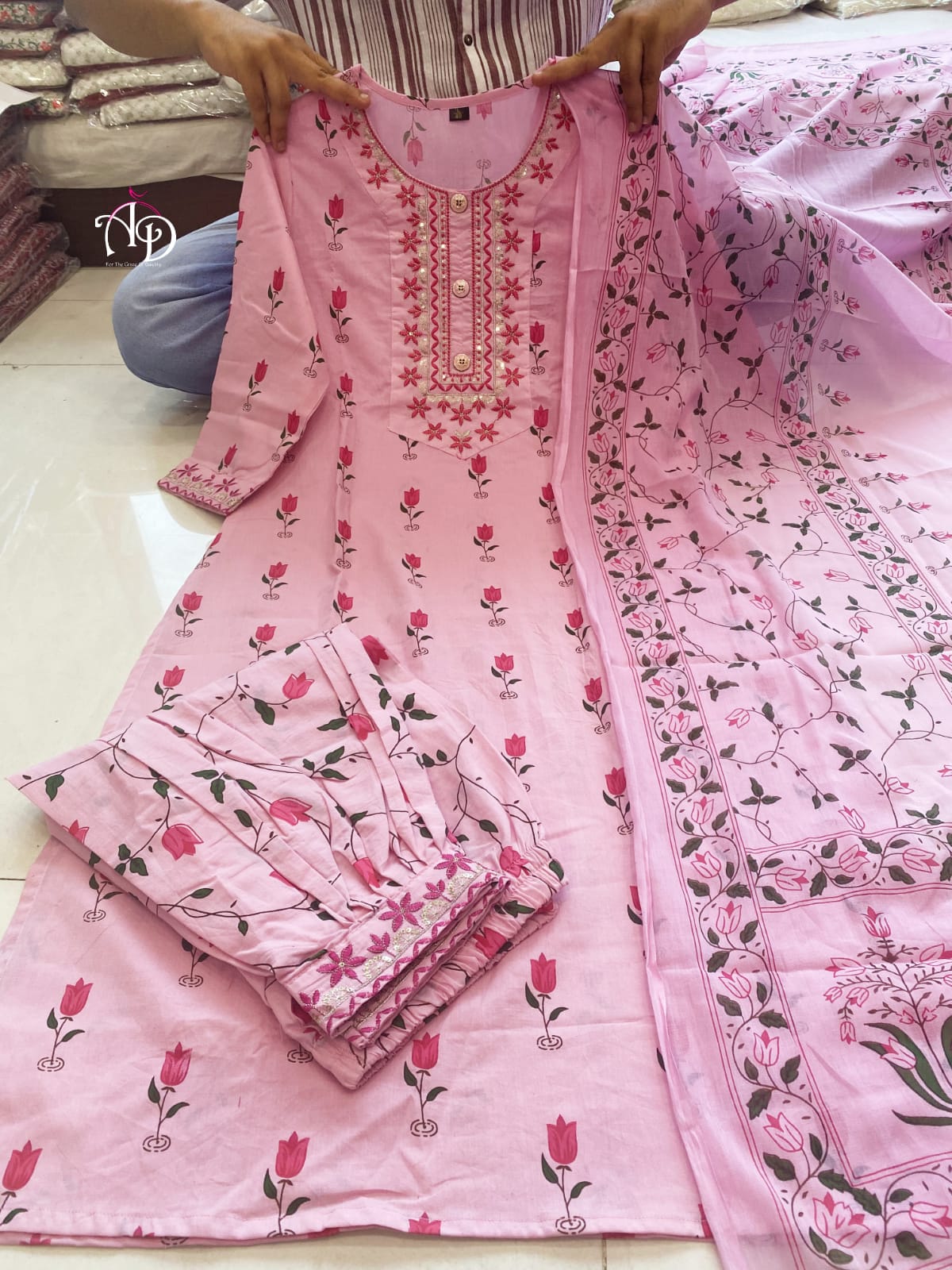 Chanderi dress materials