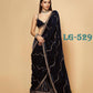 Peacock Blue Silk Velvet Leheriya Drape Sharara Set