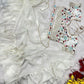 Beautiful Floral Organza saree with silk top for women Frill saree Indian saree Fancy saree