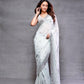 Organza silk  Sequin Saree