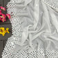 Organza silk  Sequin Saree