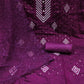 Sequins Embroidered Chanderi Dress Material