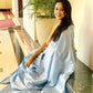Sky Blue Banarasi Silk Saree,Party wear Silk Saree for women