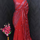 Red Designer Sabyasachi Saree ,Party Wear Saree ,Paithani Saree, Georgette Sequence Saree