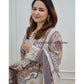 Ivory Digital Print Pakistani Suit