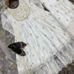 White Silk Embroidered Anarkali Set