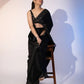 Black Saree with Mirror work