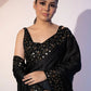 Black Saree with Mirror work