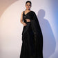 Black Saree with Mirror work