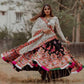 Indian Traditional Navratri Party Bollywood Women Lehenga Choli Wedding Bridal Festival Printed Lengha Real Mirror Work Ghaghara Circular