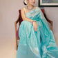 Woman's Silk Festival Wear Beautiful Rich Pallu & Jacquard Work On All Over The Saree With Unstiched Blouse