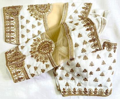 Beautiful Stitched Blouse Heavy Phantom Silk Designer Women Wear Wedding Party Wear Blouse.
