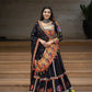 Digital Printed Butter Silk Lehenga With Blouse And Dupatta Which Has Original Mirror Work