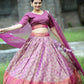 Likha by Nykaa Fashion Ghoomar Pink Gold Printed Lehenga and Choli with Dupatta