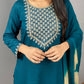 perfect kurti set for daily use with some elegant touch of embroidery.