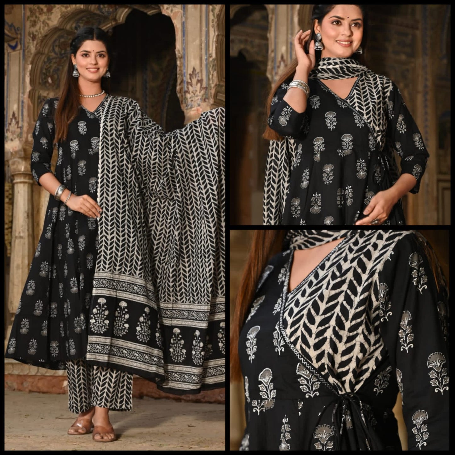 have Handblock prints Kurti Set