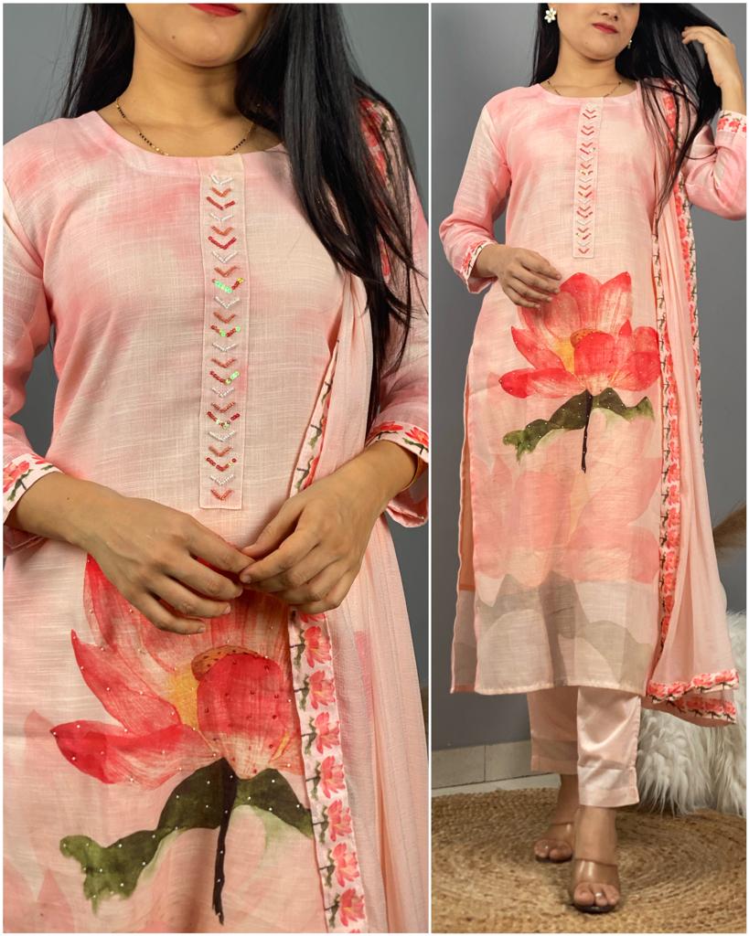 Stylish Cotton Slub Kurti Set: Effortless Elegance for Every Occasion