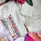 Chikankari Shifli Work  With Embroder  Cotton White Embrodery Digital Duppta