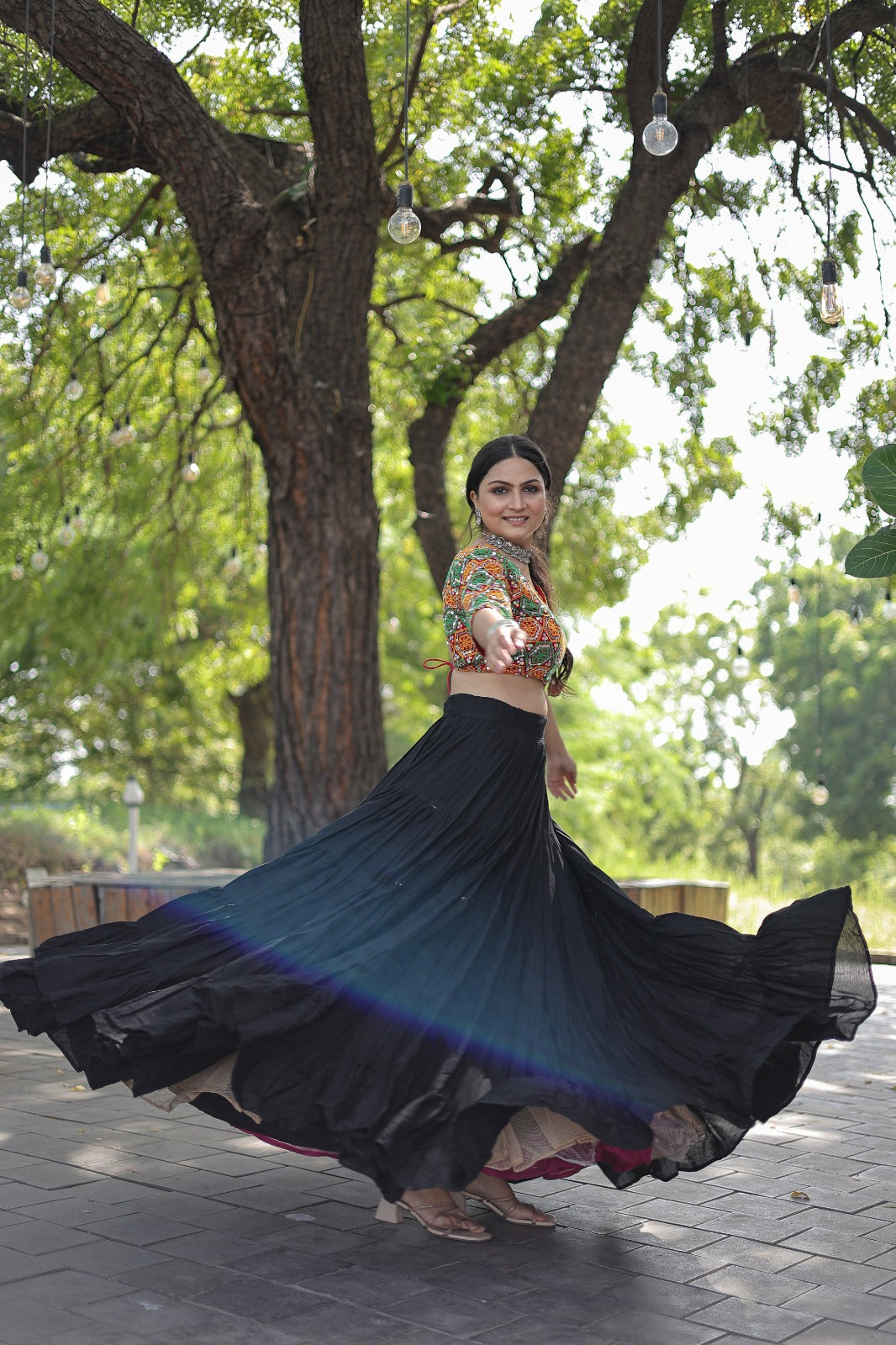 Adorable Designer Readymade Reyon Lehenga choli Set