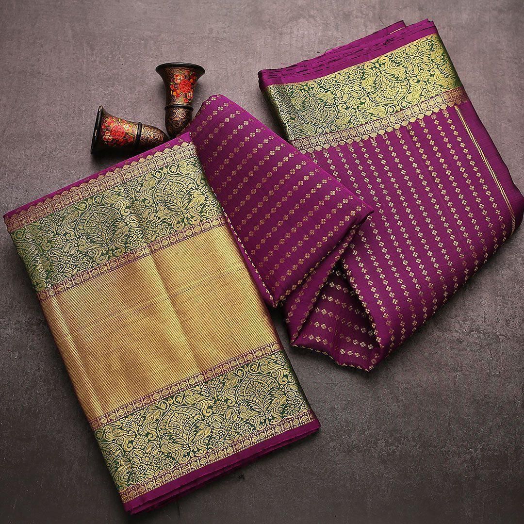 Traditional Saree with Blouse Piece