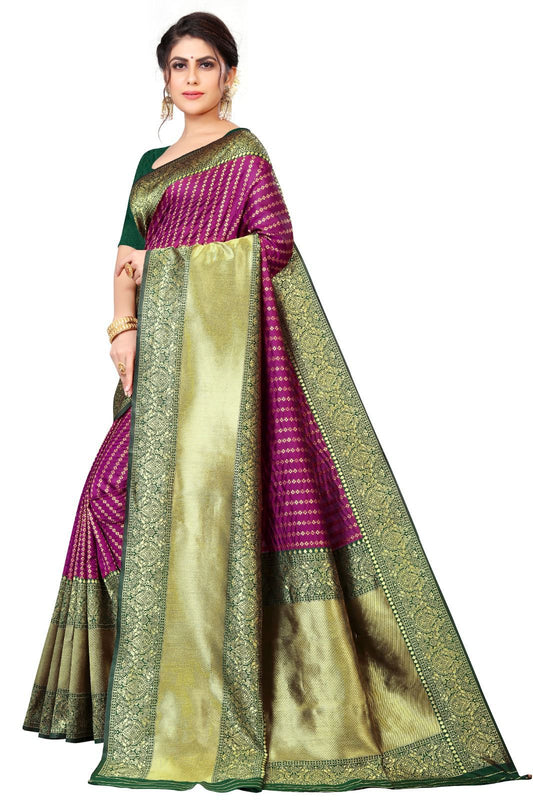 Traditional Saree with Blouse Piece