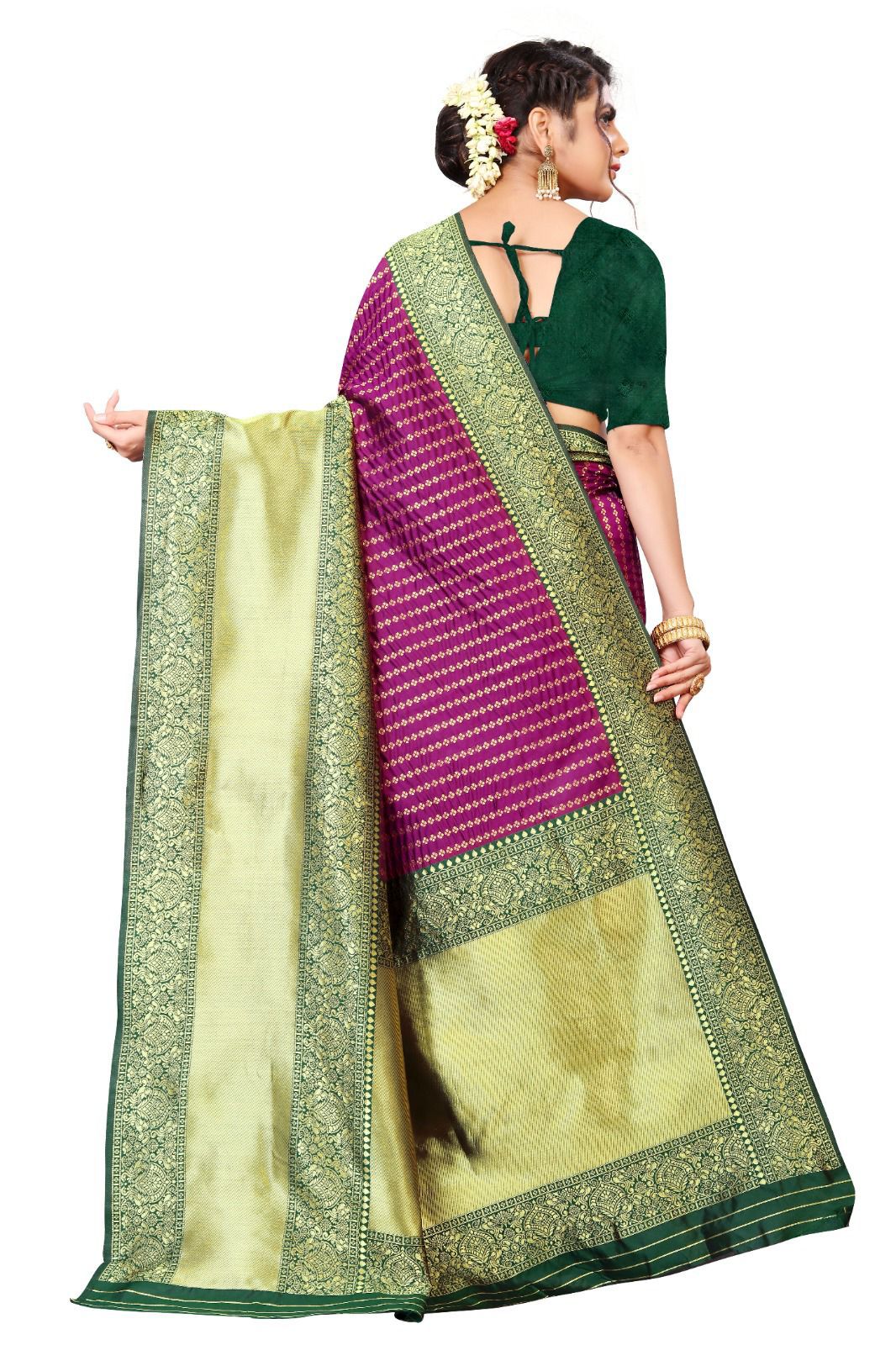 Traditional Saree with Blouse Piece
