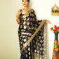 Ready To Wear Designer Black Sar saree