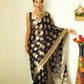 Ready To Wear Designer Black Sar saree