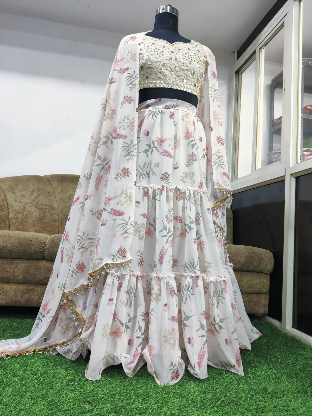 Sabyasachi Lehenga Choli Indian Outfits Wedding Designer Lehenga Party Wear  | eBay