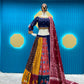 Navaratri Special Silk Lehenga Choli & Dupatta In Digital Print With Glued Real Mirror Work For Women