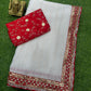 Organza saree| chikankari sarees