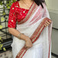 Organza saree| chikankari sarees