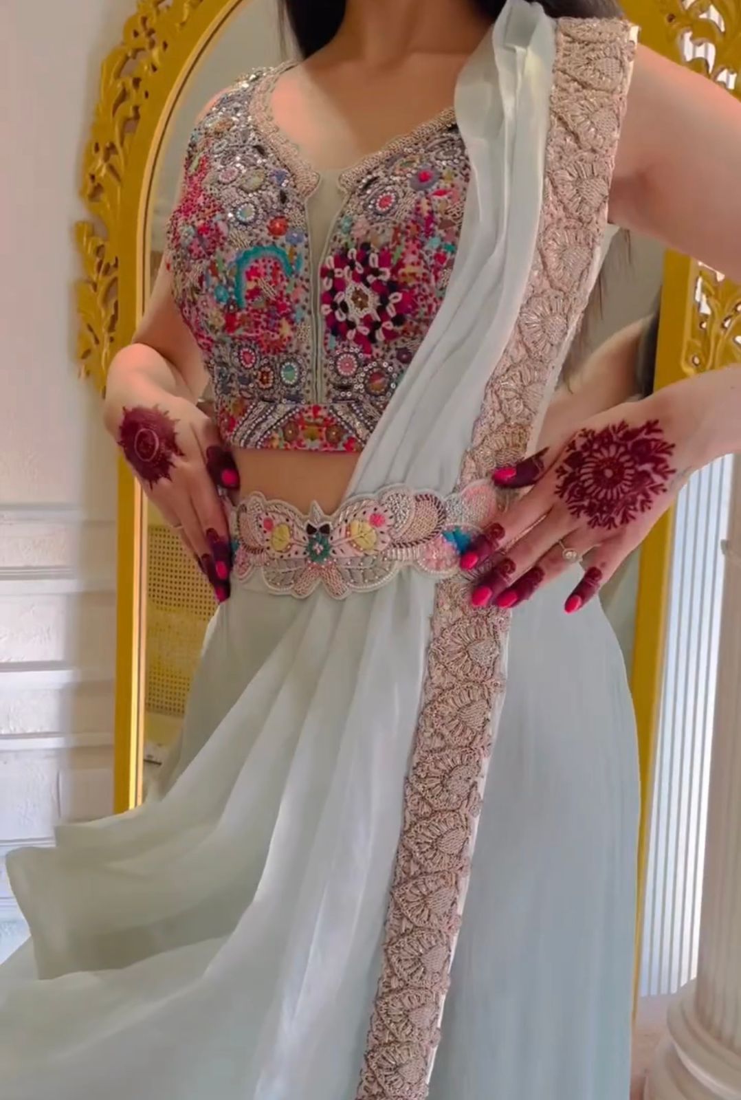 Magenta-Purple Wedding Palazzo Salwar Suit with Zari-Embroidered Paisleys  and Bolero Jacket | Exotic India Art