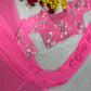 Dusty pink drape saree