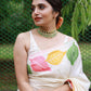 Kerala golden jari Cotton saree with chembaruthi Design print-Festival light Collection-Diwali Gifts-Diwali shopping-Diwali collections