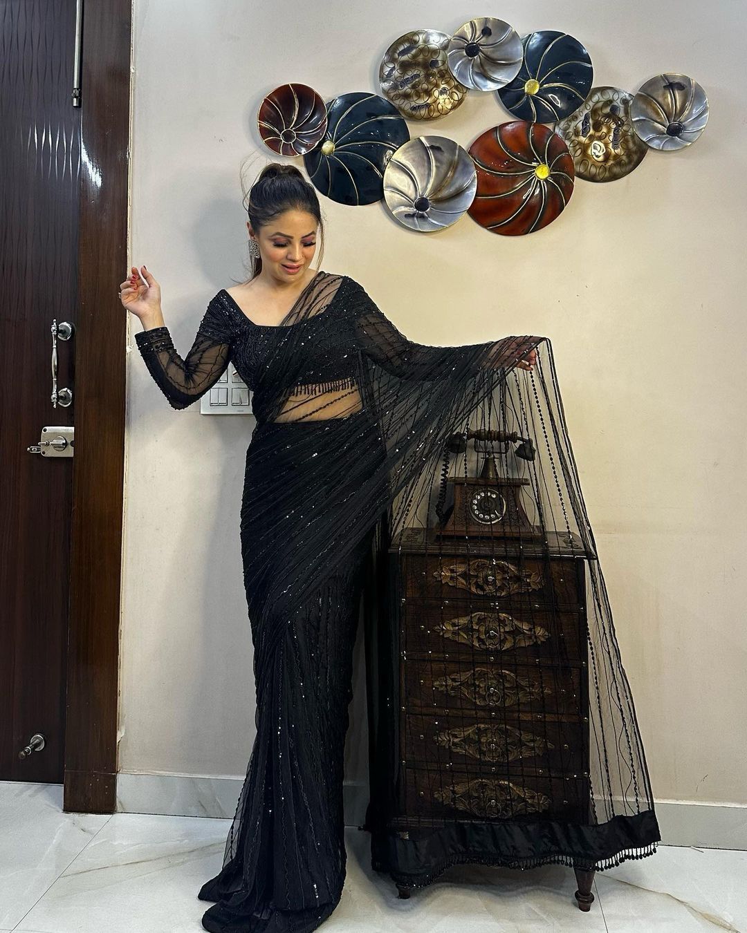 Designer Sabyasachi Saree Chinon Silk Designer Saree Party Wear Saree  Bollywood Style Designer Saree,wedding Saree,indian Saree,printed Sari -  Etsy