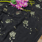 Black Color Indian Designer Saree With Sequence Embroidery in Georgette