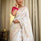 Zari Weaving Wrok Banarasi Silk Saree