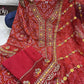 Redaymade anarkali red colour suit hevy reyon cotton fabric suit