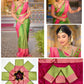 Floral Woven Saree with Contrast Border