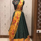 Women's Heavy Chinon Silk Fabric With Digital Print Along With CAN-CAN & CANVAS Along With Designer Latkans Lehenga Choli