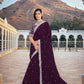 New Trditional Georgette Saree With fency design