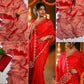 Hevy Butterfly Net With Georget Saree